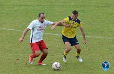 Un'azione di Corigliano Bocale del match di andata