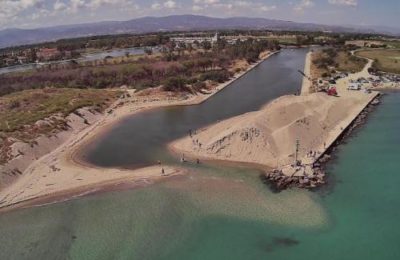 Il canale degli Stombi insabbiato