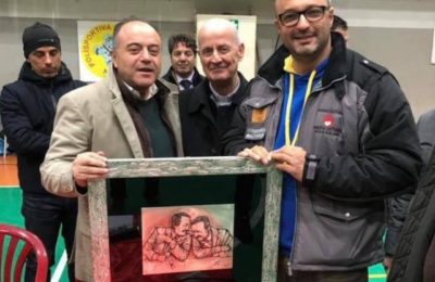 Fabio Pugliese con Nicola Gratteri